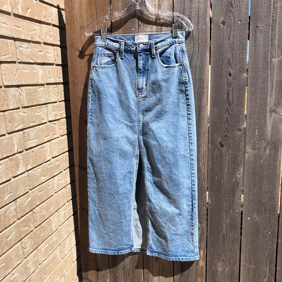 universal thread denim maxi skirt - Picture 3 of 3